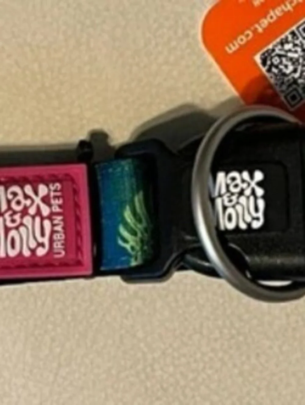 Gorgeous Max & Molly German engineered dog collar L - tropical design